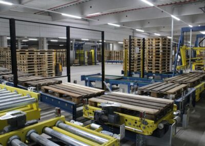 Prüfanlage mit Sonderfunktionen sichert reibungslose Palettenbereitstellung für Wellpappe-Produkte